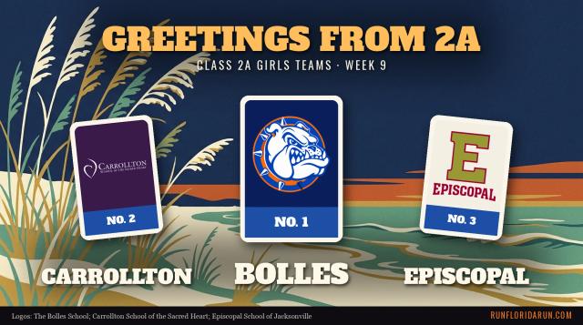 Week 9 Class 2A Girls Team Top 10: Florida Cross Country Rankings
